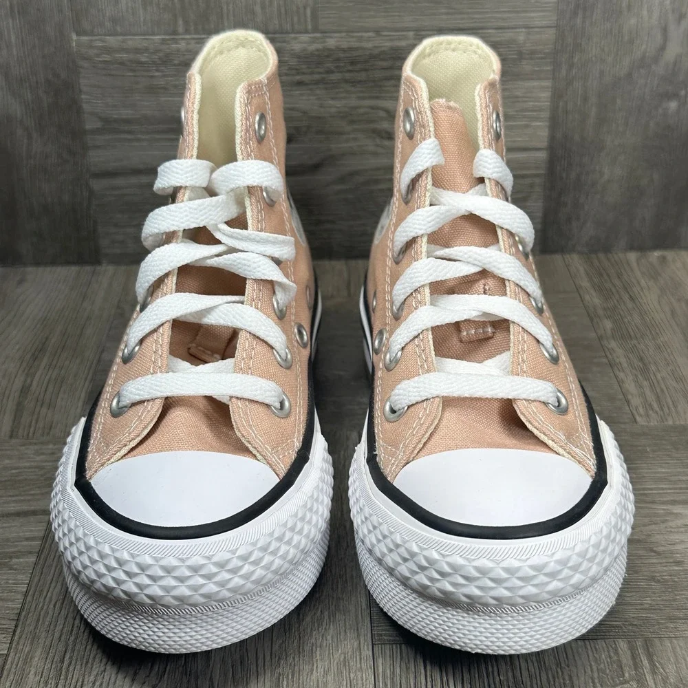 Converse Chuck Taylor All Star Move Youth 11 Peach Pink Platform NEW A12301F